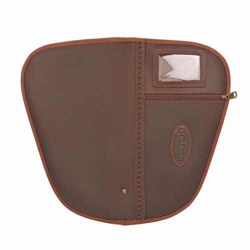 Tourbon Leather Revolver Case Soft Padded Bag Handgun Storage Pistol Safe Pouch