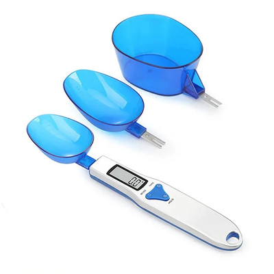 Three head Digital LCD Measuring Spoon Scale 0.1g-500g Electronic Spoon