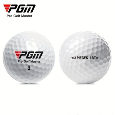 5pcs - Q002 Model - Premium White Three-Layer Golf Balls - 44g,80 Hardness