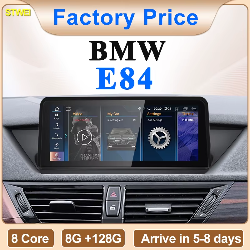 New ID6 ID7 ID8 UI Android System Wireless Carplay AUTO For BMW X1 E84 2012 2013