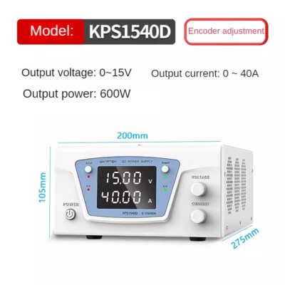Solid Measurement High Power Adjustable DC Voltage Regulator 15V 40A/50A/60A