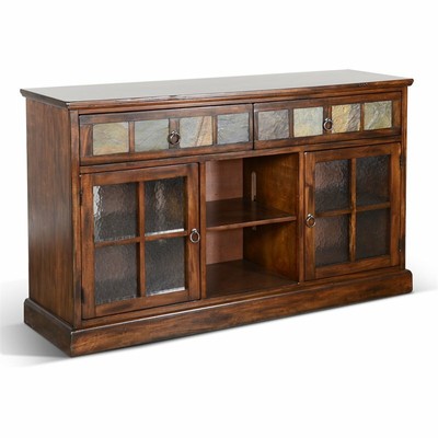 Sunny Designs Santa Fe Wood TV Console for TVs up to 65" in 