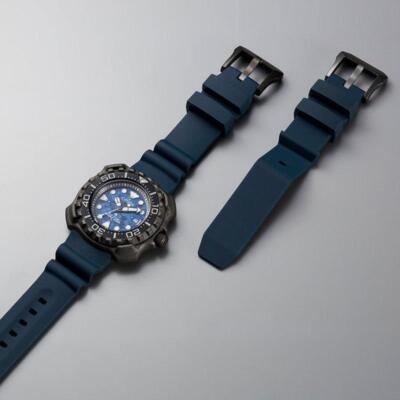 Pre-owned Citizen Promaster Bn0227-09l Men Watch Marine Diver 200m Eco-drive Titanium