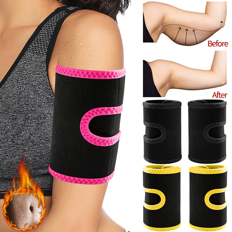 Sauna Arm Trimmer Trainer Sweat Bands Heat Trapping Shaper Wraps Arm Slimmer NEW
