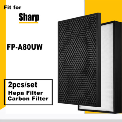 FZ-A80SFE FZ-A80HFU FZ-A80DFU Replacement Filters for Sharp Air Purifier FP-A80U