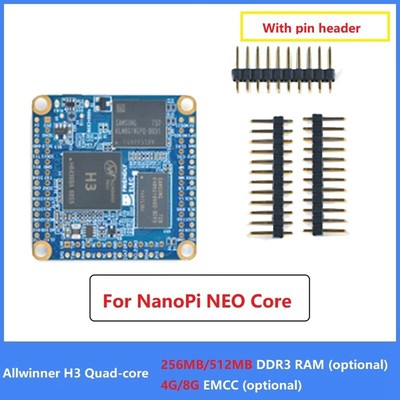For NanoPi  Core Allwinner H3 Quad Core 256MB DDR3 +4G EMCC  Core Board IoT1707