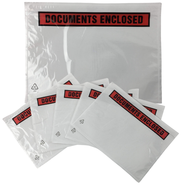 1000 X A5 DOCUMENTS ENCLOSED ENVELOPES WALLETS - PRINTED