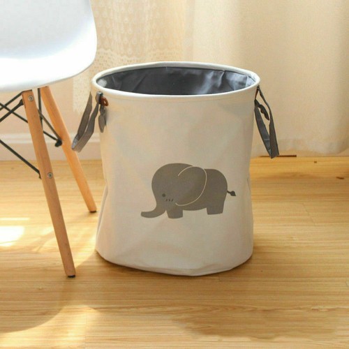 Rund Wäschesack Wäschekorb Sammler Kinder Kleidung Bag Baby Spielzeug Box Neu