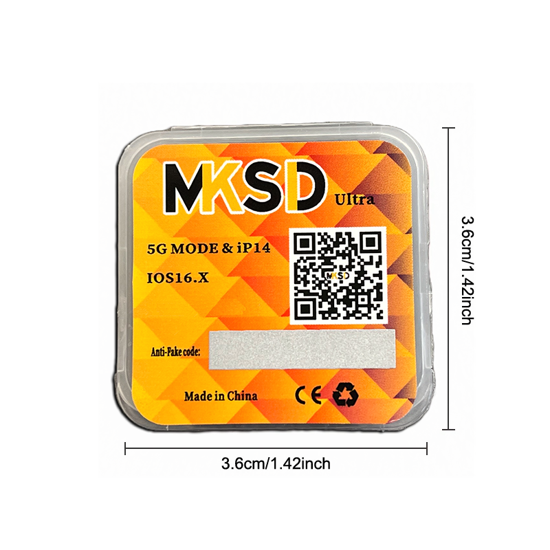 MKSD Ultra V5.3 Unlock Card RSIM Chip Service iPhone 14 13 12 11 X XR 8 7 6 2024