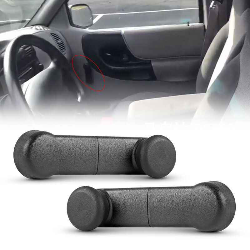 Inside Manual Window Crank Handles Black Set For Ford F150 F250 F350 F450 F550