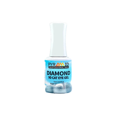 Pyramid Soak Off Gel Diamond 9D Cat Eye 0.5oz/15mL 36 COLORS *Pick Any*