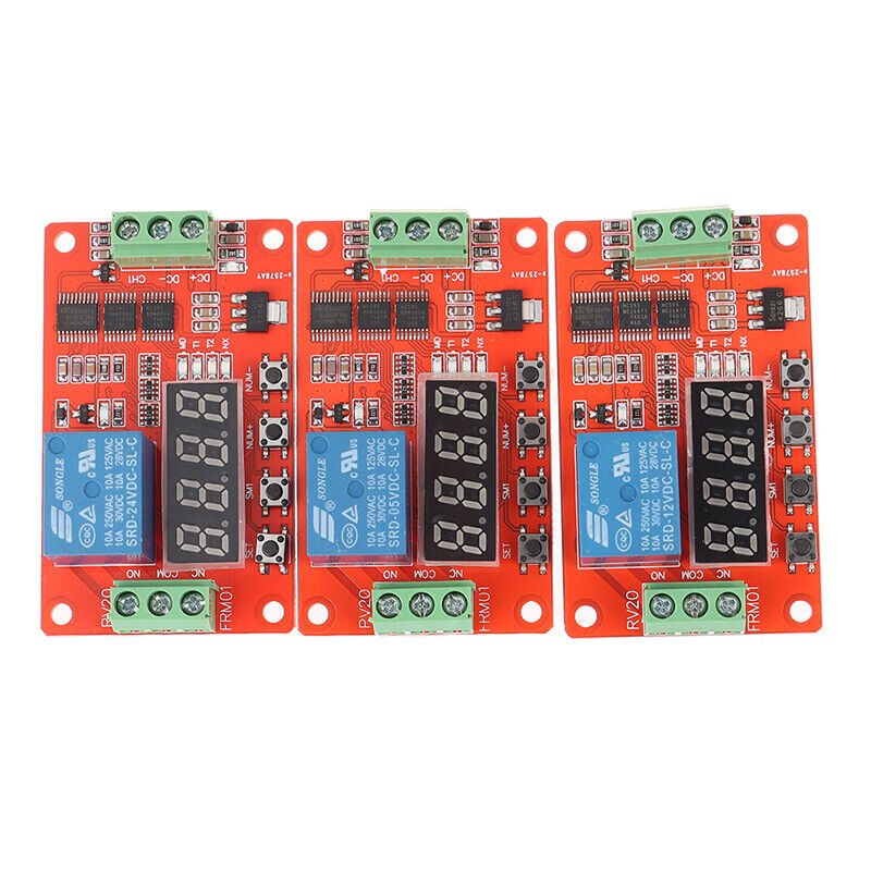 Frm01 Dc 5/12/24v 1 Channel Multifunction Relay Module Loop Delay Timer S Ym6-;o