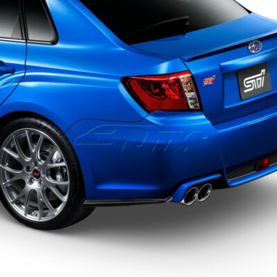 FIT 2011-2014 SUBARU IMPREZA WRX STI STYLE REAR BUMPER AERO SIDE APRONS LIP 2PCS