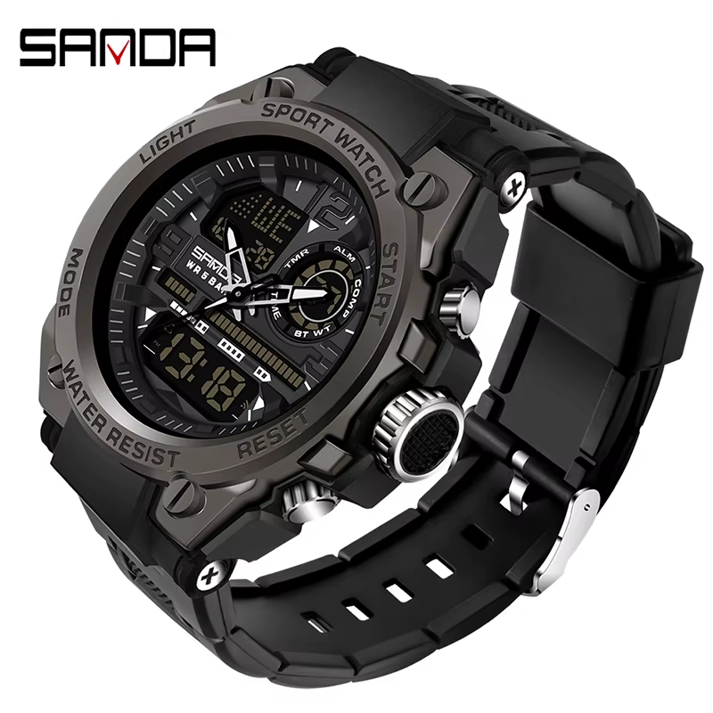 Men Sports Quartz Luxury Watches  Electronic Wristwatches Waterproof Military
