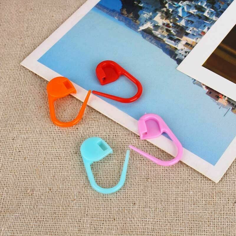 200pcs Knitting Crochet Locking Stitch Markers Holder t Clip Craf Needle M0U5