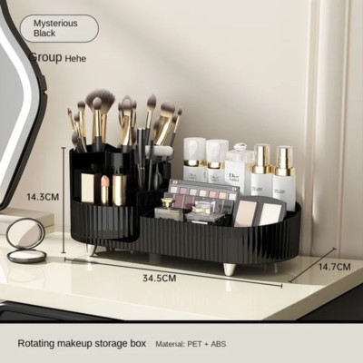 Makeup Organizer Countertop Rotating Makeup Organizer for Vanity Large Capacity