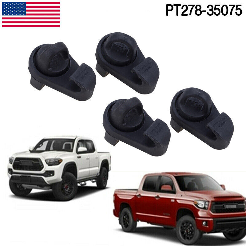 4X FOR 2007-22 TUNDRA & 05-19 TACOMA MINI TIE DOWN BED CLEATS
