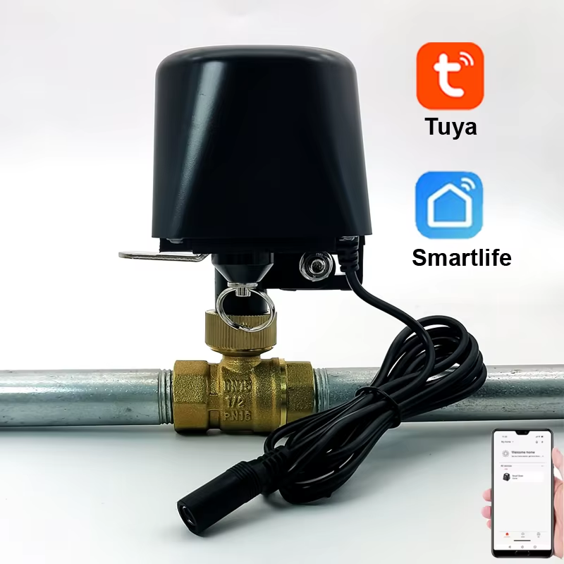 1/2" 3/4" 1" Tuya Wifi Smart Water Valve Garden Water Shut Off Timer Irrigation