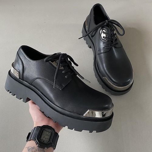 靴 BAUER - ROUND TOE PLATFORM LEATHER SHOES Amazon.com | BEAU TODAY Platform Oxfords for Women, Oxford