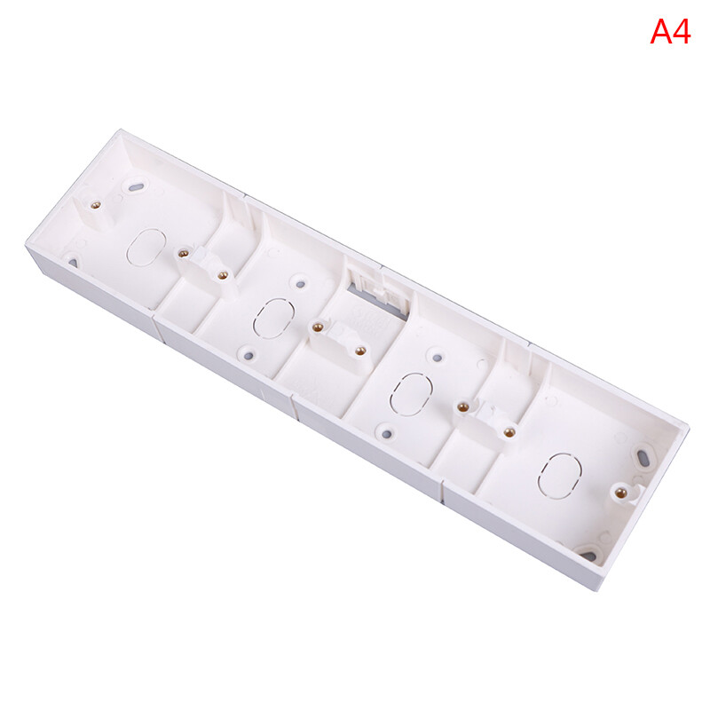 86 Type 2/3/4 Gang Switch Socket Base Junction Box Wall Switch Socket Dark Box{ eBay