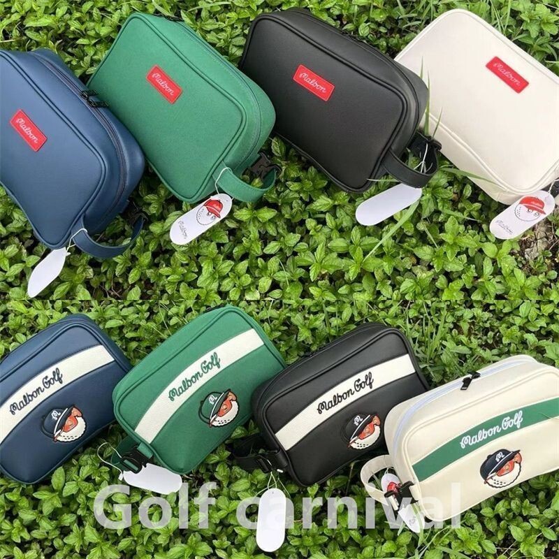 Malbon Golf Compact Cart Bag Handbag 4 Colors White / Black