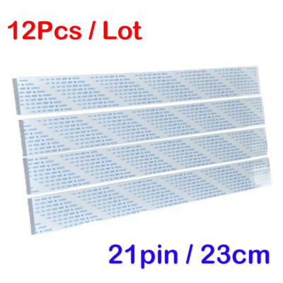 12Pcs Mimaki JV3/JV22 DX4 Head Data Cable 21pin, 23cm Flat Ribbon Cable Assy