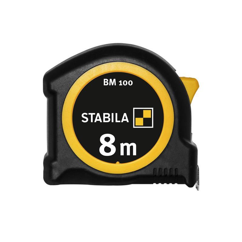 Stabila TaschenbandmaÃ Bm 100 8 M Metrisch