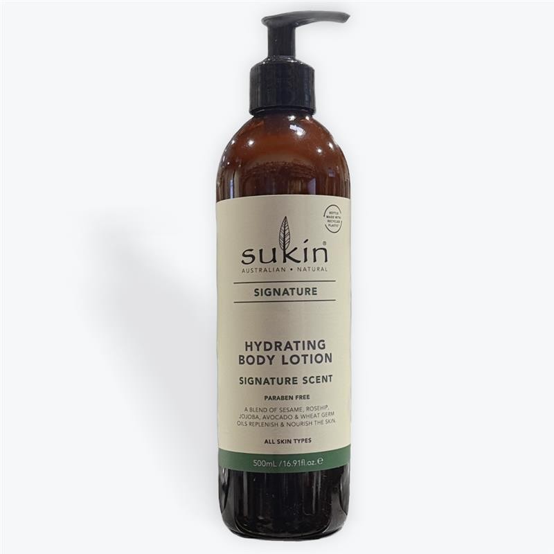 Sukin Hydrating Body Lotion 500ml Rosehip Jojoba Avocado Soothe