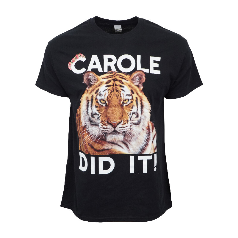 МУЖСКАЯ ФУТБОЛКА TIGER KING CAROLE DID IT