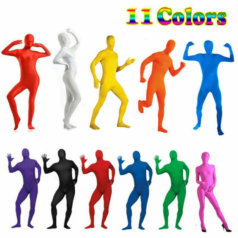 Party Fancy Costume Invisible Morph Suit Full Body Spandex Jumpsuit  Adults Kids