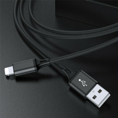 Heavy Duty USB Fast Charge Charger Cable For iPhone X 7 8 11 12 13 14 Plus Cord