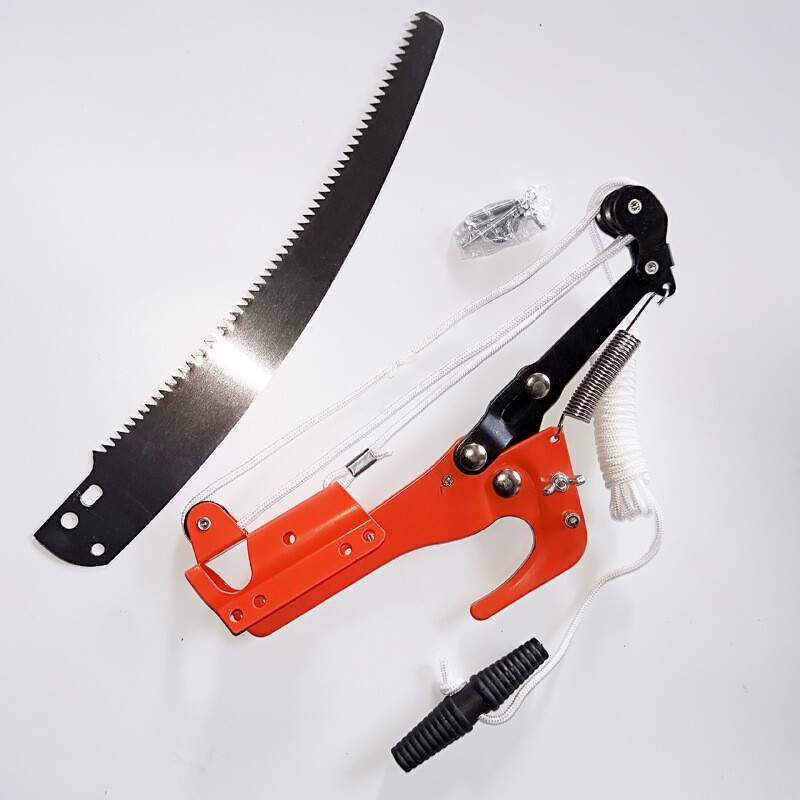 Extendable Tree Pruner Branch Scissors with Saw Ropes Garden Cutting Tool US