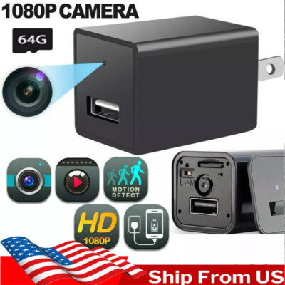 080HD Mini Hidden Spy Camera Motion Detection Home Security Surveillance Cam 64G