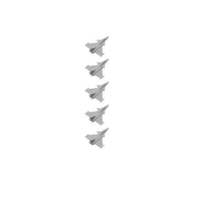 Rafale-B Multirole Fighter Plane 1/2000 1/700 1/350 Scale DIY Aircraft Model Toy