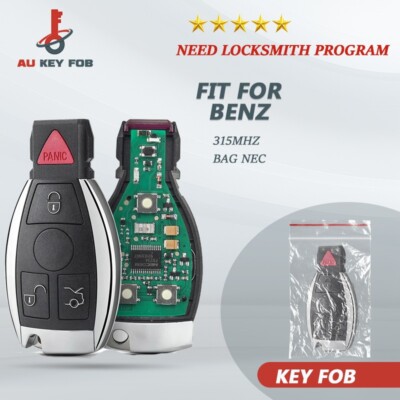 NEC Replace Smart Remote Key 315mhz fob for Mercedes Benz A C E Class 2005-2008