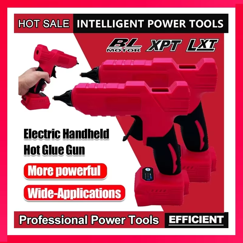 For Milwaukee Electric Hot Melt Glue Gun 18V Li-ion Battery DIY Hot Melt Glue Gu