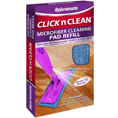 Rejuvenate  CLICK n CLEAN  9 in. W x 3.8 in. L Microfiber  Mop Pad  1 pk