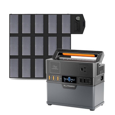 ALLPOWERS S300 Plus Portable Power Station 288Wh + Solar Panel Kits For Outdoor