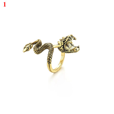 Cigarette Holder Dragon Ring Rack Metal Smoker Finger Clip Gifts