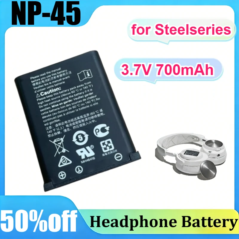 NP-45 for Steelseries Arctis Nova Pro Wireless Bluetooth Headset Replacement Bat