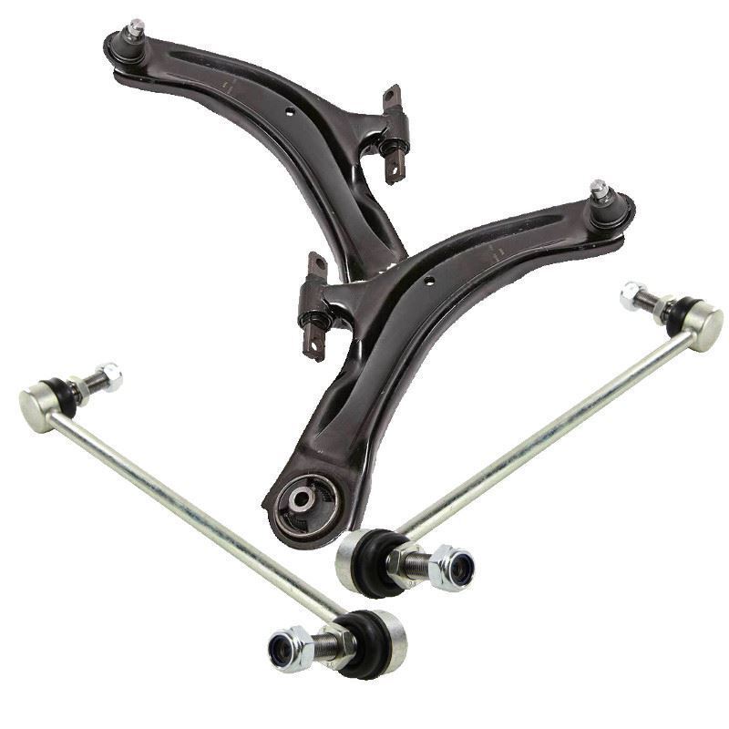 For NISSAN QASHQAI FRONT LOWER WISHBONES ARMS & DROP LINKS LEFT RIGHT 07> J10