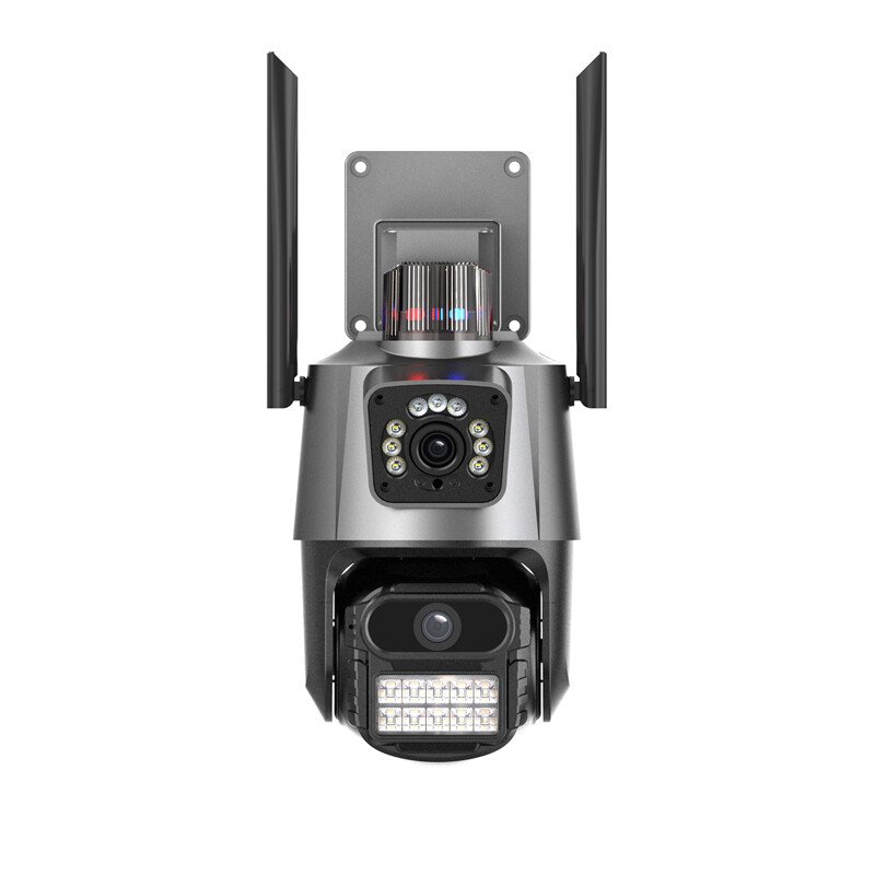 Dual Lens HD 4K WiFi IP Camera Wireless Outdoor CCTV PTZ Home Security IR Cam