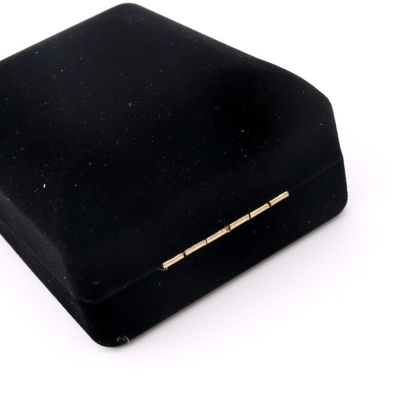 1Pack Black Velvet Earring Ring Necklace Pendant Jewelry Gift Boxes Case Wedding