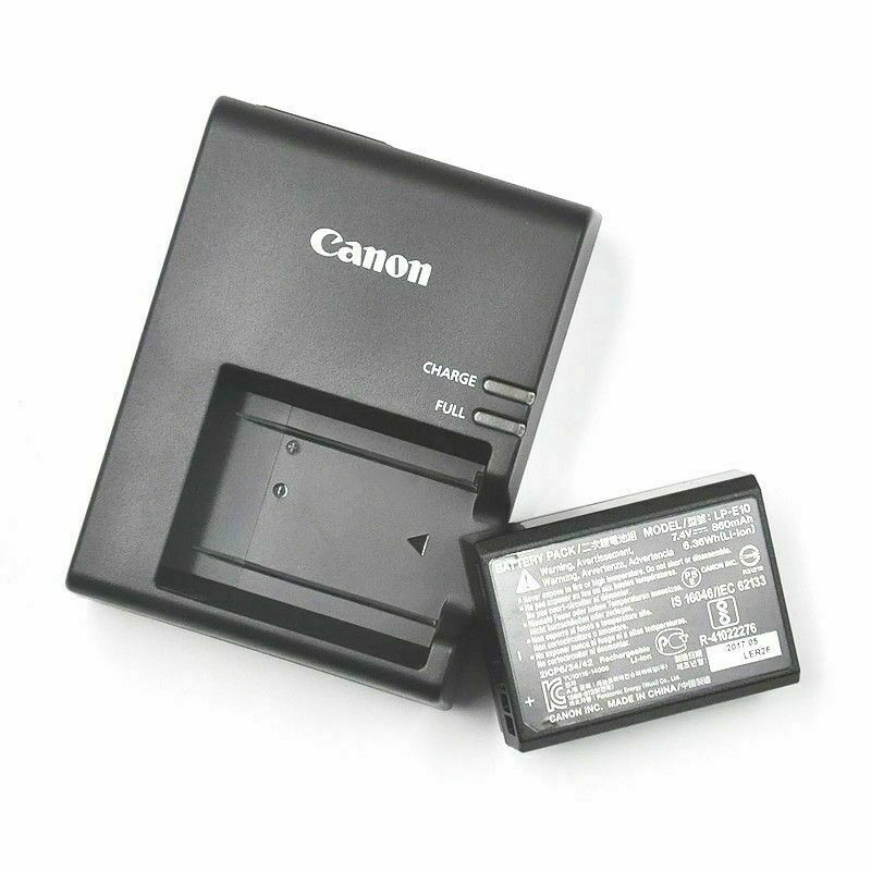 GENUINE Canon EOS T3 T5 T6 T7 Camera Battery Pack / Charger / Combo LP-E10