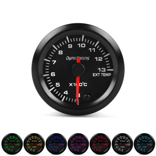 2" 52mm 7 Color LED Car Exhaust Gas Temp Gauge Pointer EGT Temperature Meter