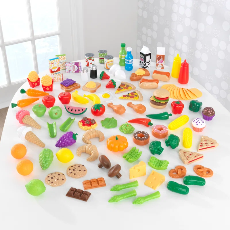 Tasty Treats 105 Piece Food Play Set