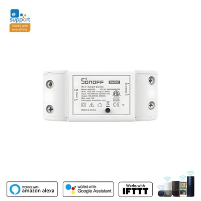SONOFF Outlets BasicR2 Wifi Breaker Switch Smat Wireless Remote Controller DIY W