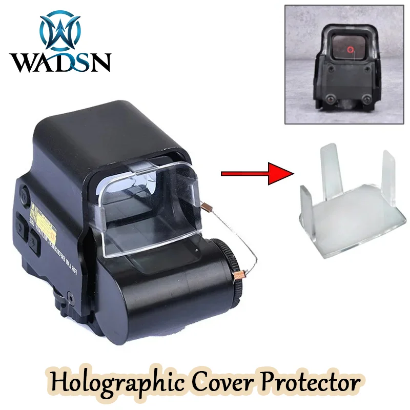 Tactical Scope Protector Holosight Cover Red Green Dot Sight Lens Protective
