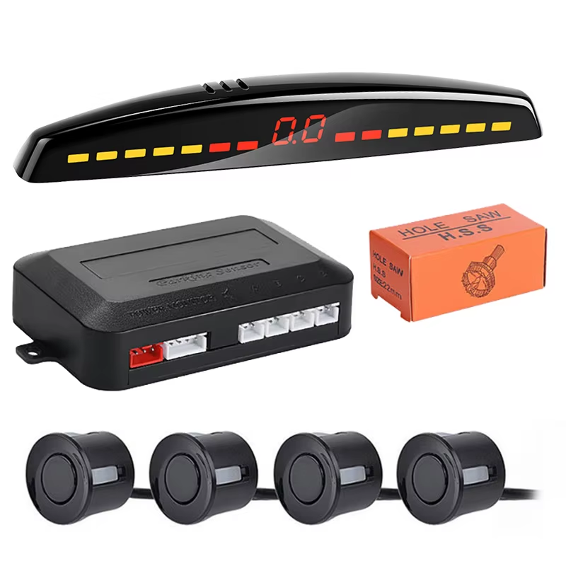 Car Parktronic LED Parking Sensor Kit Radar Display Backup Monitor Detector Syst