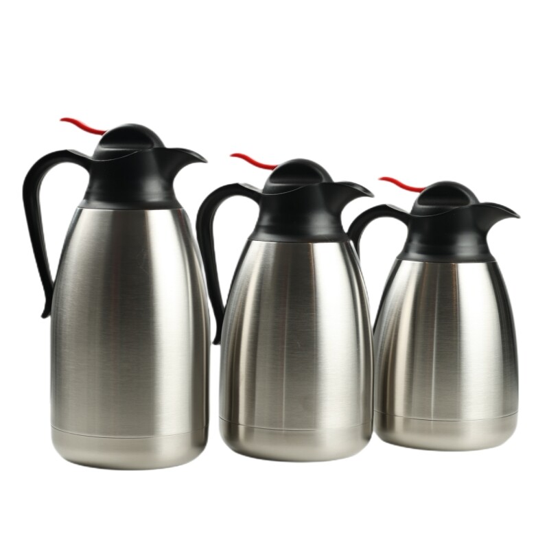 Stainless Steel Vacuum Insulated Thermal Coffee Carafe Water PitcherLeak-proof